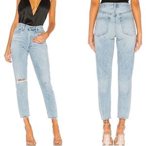 AGOLDE RILEY CROPPED HIGH RISE Size 23